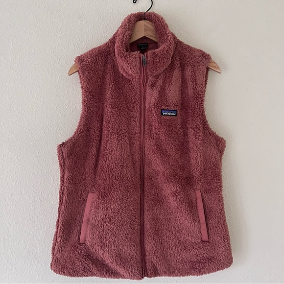 Patagonia Fleece Los Gatos Vest XL Pink Outdoor Active Hiking - Picture 1 of 12
